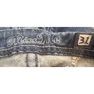 Miss‎ Me Bootcut Jeans Womens 31 Blue Excellent Angel Wing Studded JP5331B4 thumbnail 5