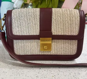 🤎BULAGGI Summer Woven Bag Brown thumbnail 1