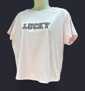 Zoe + Liv Pink Graphic Tee thumbnail 1