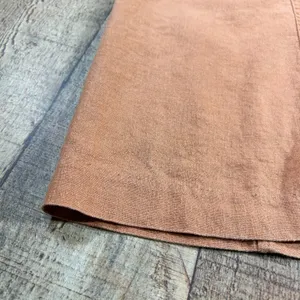 Marc New York Rust Linen Blend Midi Skirt Cargo Pocket Coastal Casual Medium M thumbnail 2