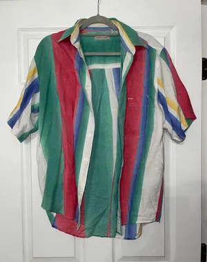 Vintage Striped Button Down Shirt thumbnail 2