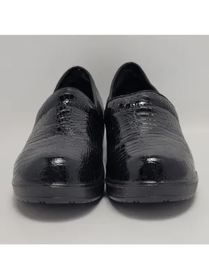 Sugar Foot Slip On Mules And Clog Patent Leather Black Size 6.5 thumbnail 8