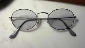 Ray Ban oval metal sunglasses thumbnail 1