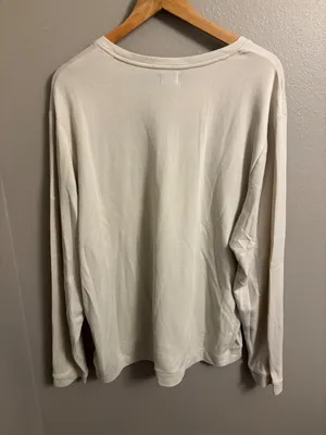 Vintage Adidas Long Sleeve V Neck Shirt thumbnail 3