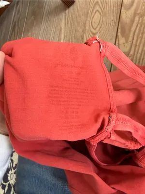 Free People Movement Good Karma Runsie in a washed red color xs/s thumbnail 2