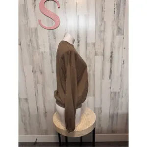 Brown pullover hoodie size small Tan thumbnail 3