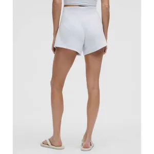 Lululemon Softstreme Kick-Flare Mid-Rise Short 4" Starch Blue Size 14 thumbnail 5