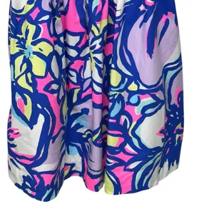 Lilly Pulitzer Christine Sundress‎ Tropical Catwalkin Size 0 Blue Multicolor thumbnail 4