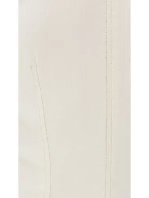 NWT Reformation Kendi Denim Midi in Fior Di Latte Sleeveless Stretch Dress 6 thumbnail 4