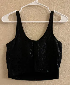 Leopard Print Workout Top Multi Size M thumbnail 1