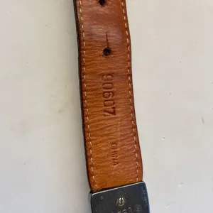 Brighton L Leather Brown Braided Vintage 1995 Belt thumbnail 7