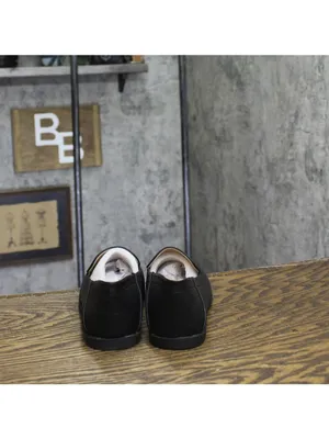 NWT Journee Collection Foam Slip On Almond Toe Loafer Dress Flats Black 6M thumbnail 8