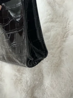 SHEIN Black Snakeskin Mini Purse thumbnail 7