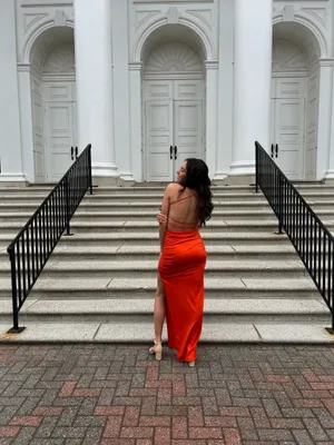 Orange Dress thumbnail 2
