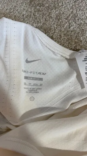 White Nike Dri-Fit Tank Women’s Top thumbnail 5
