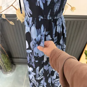 NWT Grace Karin Empire Waist Off Shoulder Floral Maxi Dress ~ Size M 💚🍄 thumbnail 6