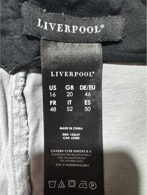 Liverpool Gray Slim Tapered Pants - Comfy & Stylish! thumbnail 6