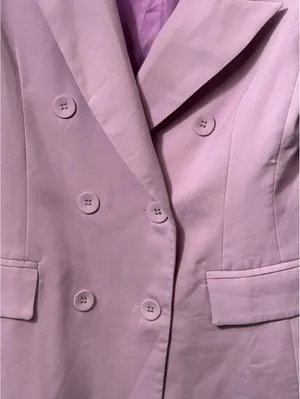NWOT Lioness The Don Coat Blazer in Lilac, size small thumbnail 3