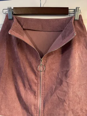 Pink Corduroy Skirt Size XS thumbnail 4