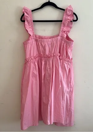 VICI | Bright Pink Ruffle Dress thumbnail 3