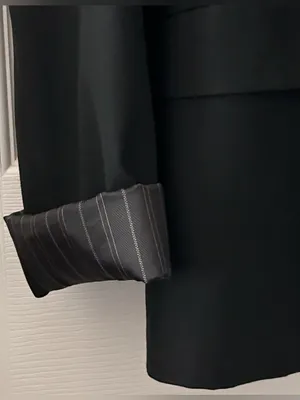 The Limited Black Collection Fitted Blazer Pinstripe Sleeve Cuff Y2K Old Money thumbnail 5