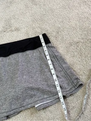 Lululemon Women’s Pace Rival Skirt No Panels 15" in Heather Lux Multi Black 8 thumbnail 13
