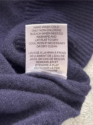 TRUTH Navy and Cream Striped Knit Polo Sweater XL preppy classic nautical fall thumbnail 4