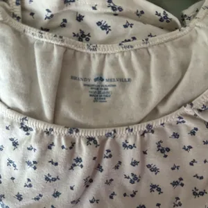 Floral Brandy Melville Baby Tee thumbnail 2