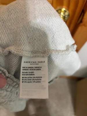 American Eagle Size Small Grey High-Rise Loungewear Athleisure Shorts thumbnail 4