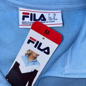 Fila black & white color block quarter zip sweatshirt thumbnail 3