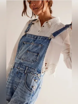 Free people Ziggy shortall overalls thumbnail 2