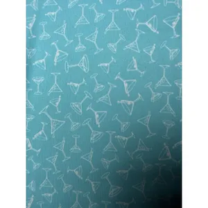 BCG Womens Sleeveless Golf Polo Shirt Size S Small Teal Blue Martini Drinks thumbnail 3