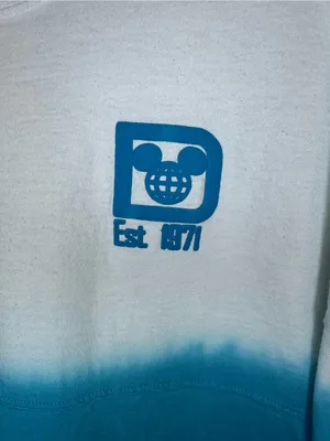 Disney Parks Walt Disney World Spirit Jersey XL Blue Ombre Est 1971 thumbnail 6