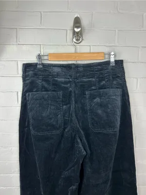 Maeve by Anthropologie The Colette Black Corduroy Cropped Pants Size 31 thumbnail 7