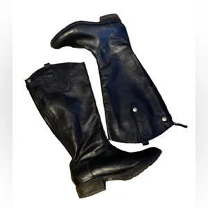 Sam Edelman Black Leather Knee-High Boots thumbnail 4