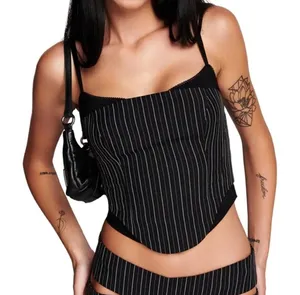 I.Am.Gia Havena Stripe Corset Tank Top Size XS thumbnail 1