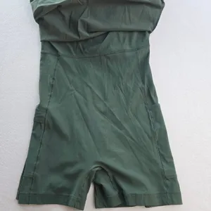 Outdoor Voices‎ Exercise Dress Forest Green Racerback Built-in Shorts Pockets XS thumbnail 7