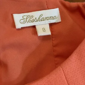 Shoshanna Sz 8 Sheath Coral Sleeveless Dress Cutout Office Work Cocktail Brunch thumbnail 5