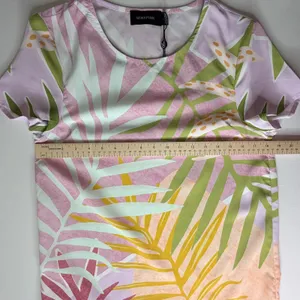 MINKPINK Palm Springs Tee Dress Small Tropical Colorful‎ Pastel Resort Vacation thumbnail 12