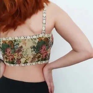 Floral Cottagecore Fairy Romantic Corset Top New thumbnail 6