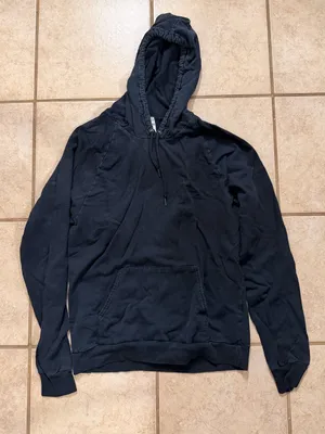 Fleece Black Pullover Hoodie thumbnail 1