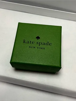 Kate Spade Bow Stud Earrings Gold Tone “Bow Meets Girl” NIB thumbnail 7