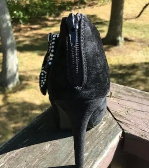 Delicacy Women Black Suede Ankle Boots Size 8.5 thumbnail 4