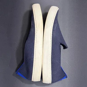 Rothys Navy Blue Classic Slide Sneakers Preppy‎ Quiet Luxury Designer 7.5 Women thumbnail 8