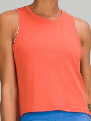 Lululemon Train to Be Tank Top Warm Coral / Warm Coral Sz 12 thumbnail 1