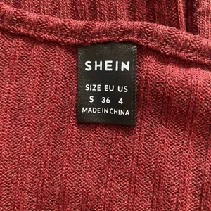 SHEIN Burgundy Ribbed Crop Top & Leggings Set | Size S | NWOT thumbnail 4