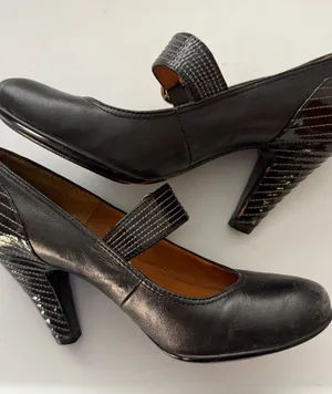 Sofft Women’s Black Leather with Patent Accents Mary Jane Heel Pump 7.5 thumbnail 1