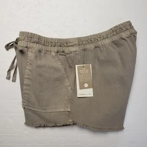 O'Neill Women's 100% Cotton Stevie Shorts in Simply Taupe size XL NWT thumbnail 7