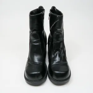 Vintage 90s No Boundaries Black Chunky Heeled Boots - Erin thumbnail 3