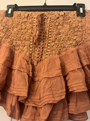 Free People Lucia Ruffle Mini Skirt thumbnail 5